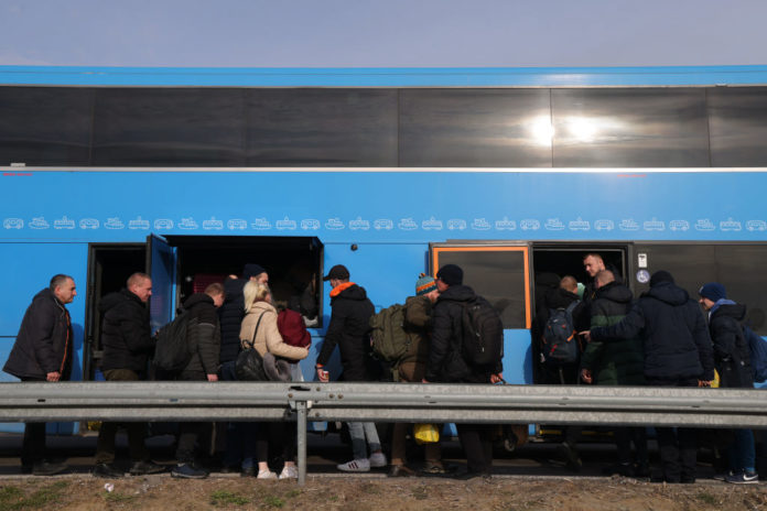 Polish Border Towns Receive Mass Influx Of Ukrainians Fleeing Russian Armed Invasion
