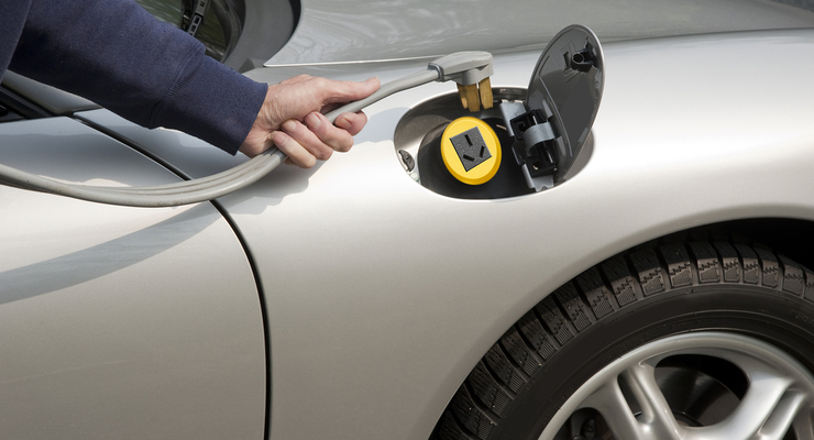 Recharging electric car